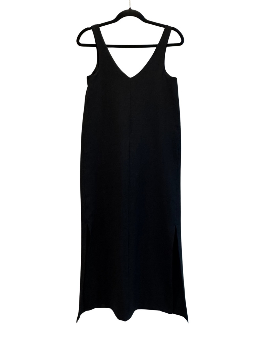 Lululemon V-Neck Midi Dress | Black | Size M | Like New | Athletic Casual - Picture 5 of 6